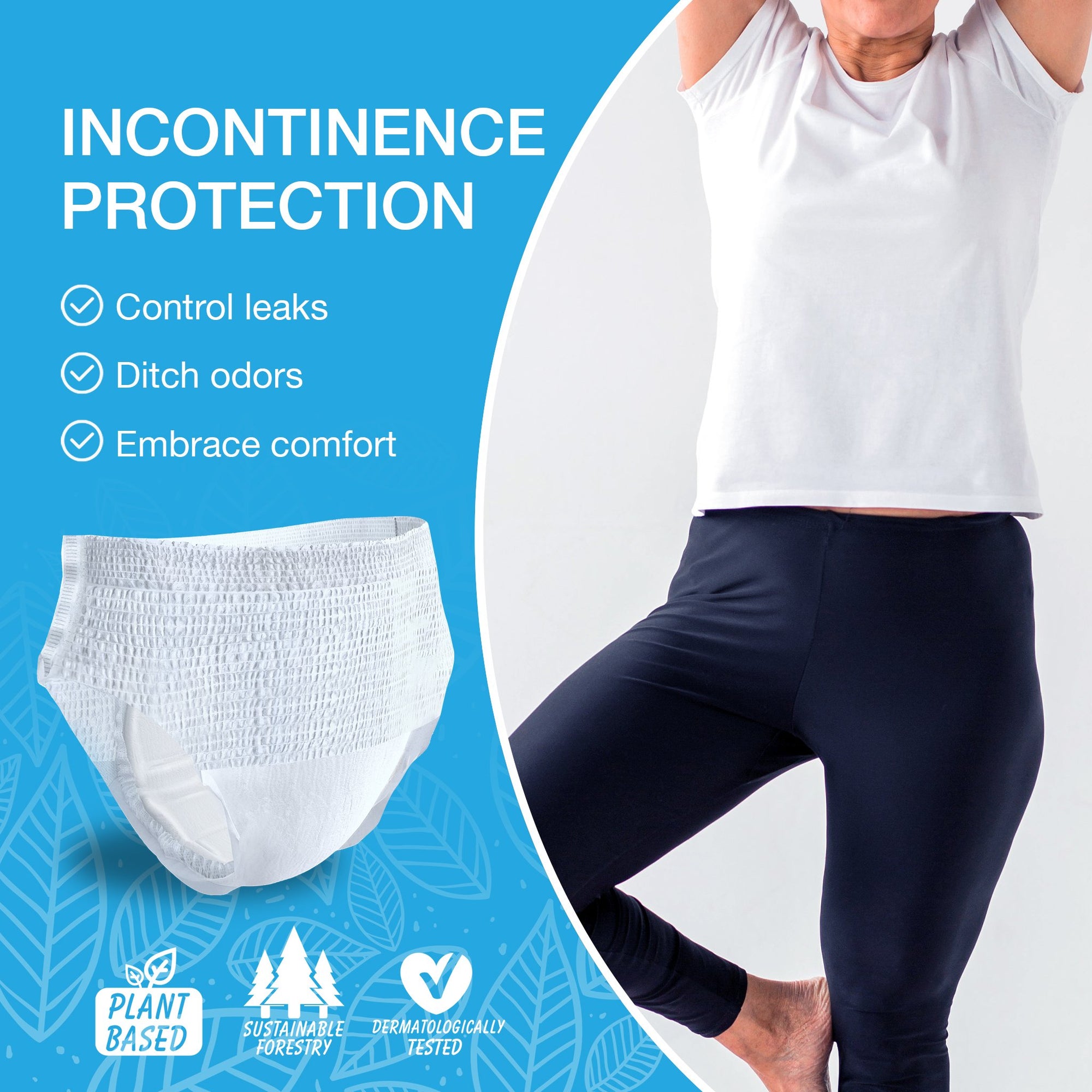 Veeda Natural Men's Incontinence Underwear. S, M, L, XL Available. -  veedaincontinence